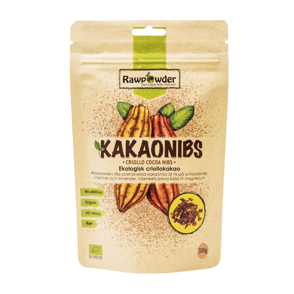 Rawpowder Kakao Nibs (Criollo) 300g EKO