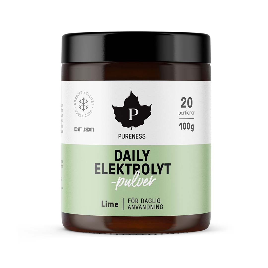 Pureness Daily elektrolytpulver Lime 100g