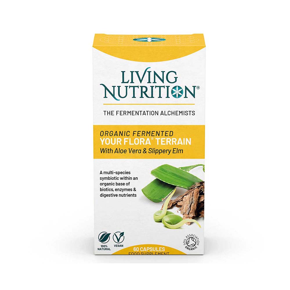 Living Nutrition Your Flora Symbiotic Terrain 60 kapslar