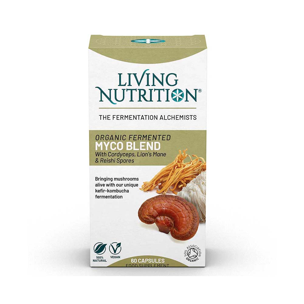 Living Nutrition Organic Fermented Myco Blend 60 kapslar