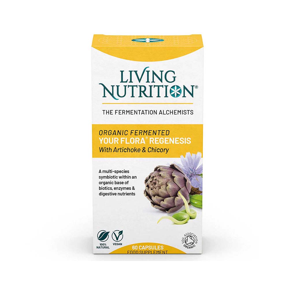 Living Nutrition Your Flora Symbiotic Regenesis 60 kapslar
