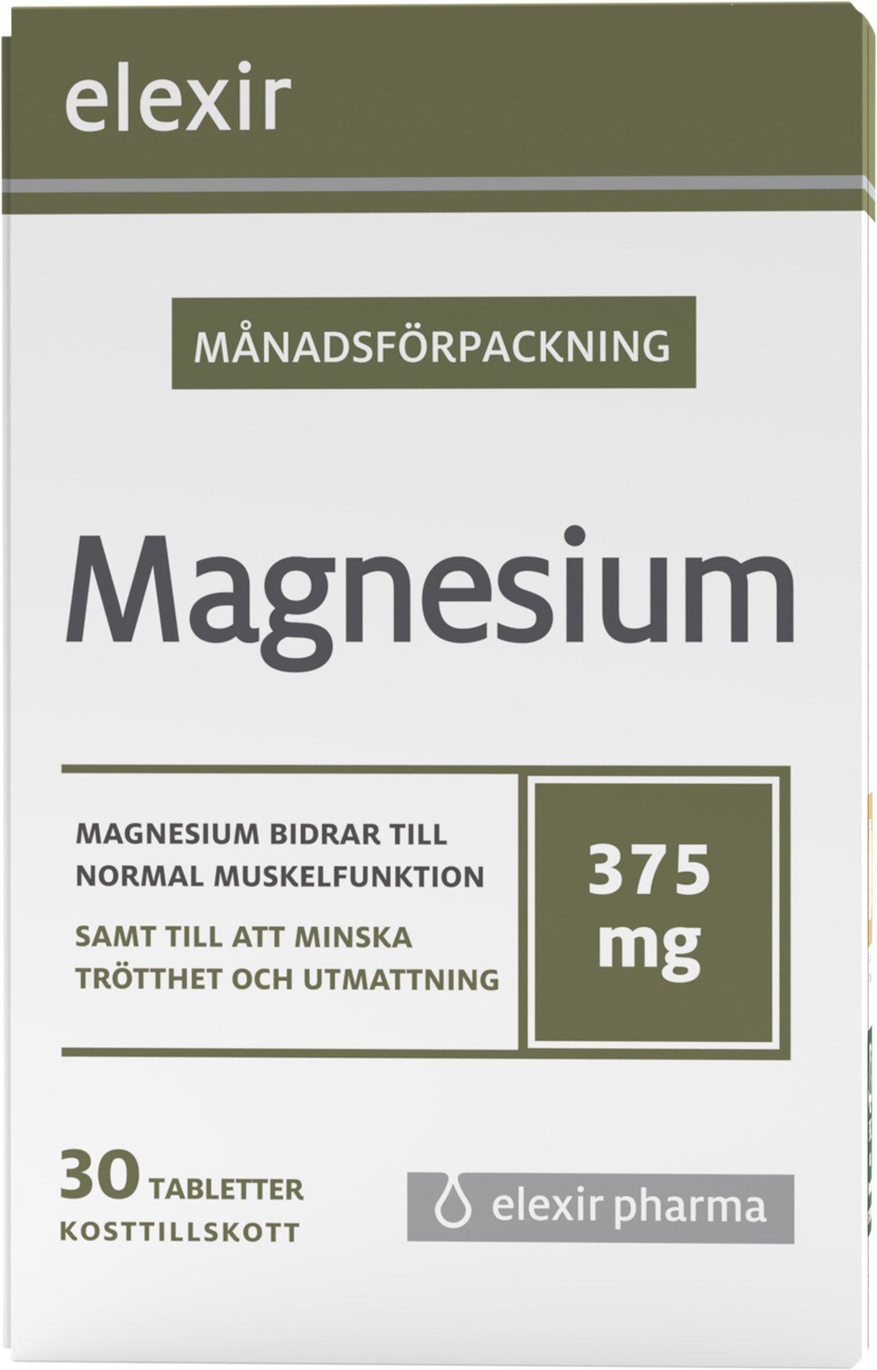 Elexir Magnesium 375 mg 30 tabletter