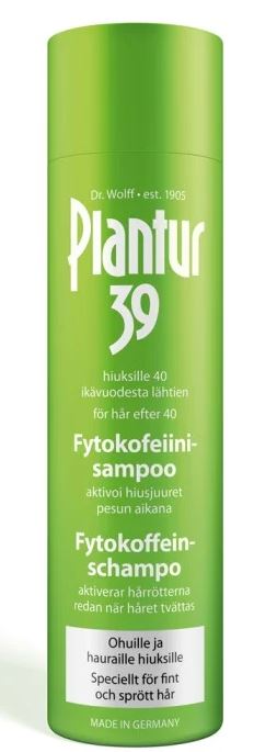 Plantur 39 Fytokoffein Schampo Fint Sprött 250 ml