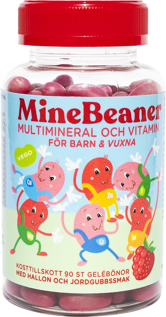 VitaBeaner MineBeaner Mineraler och vitaminer 90 tuggtabletter