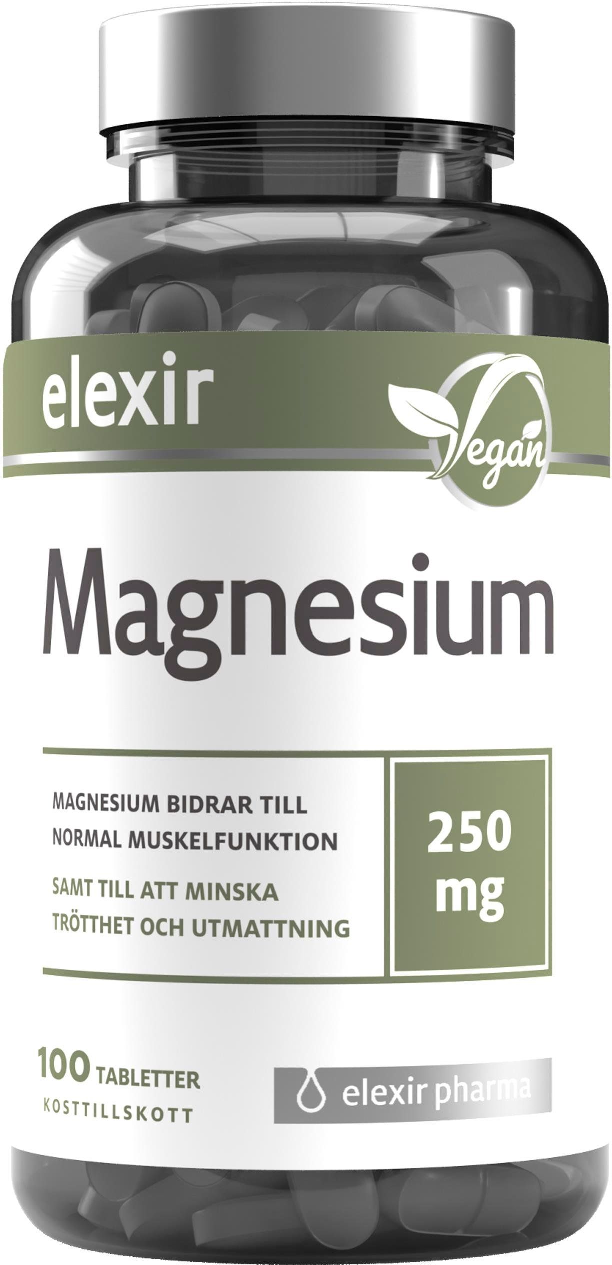 Elexir Magnesium 250mg 100 tab