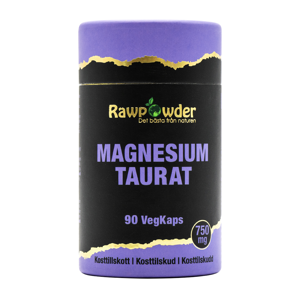 Rawpowder Magnesium Taurat 750mg 90 kapslar