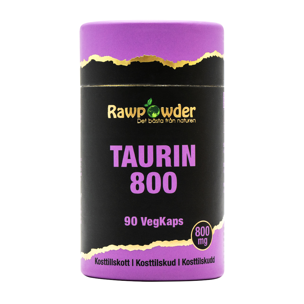 Rawpowder Taurin 800mg 90 kapslar