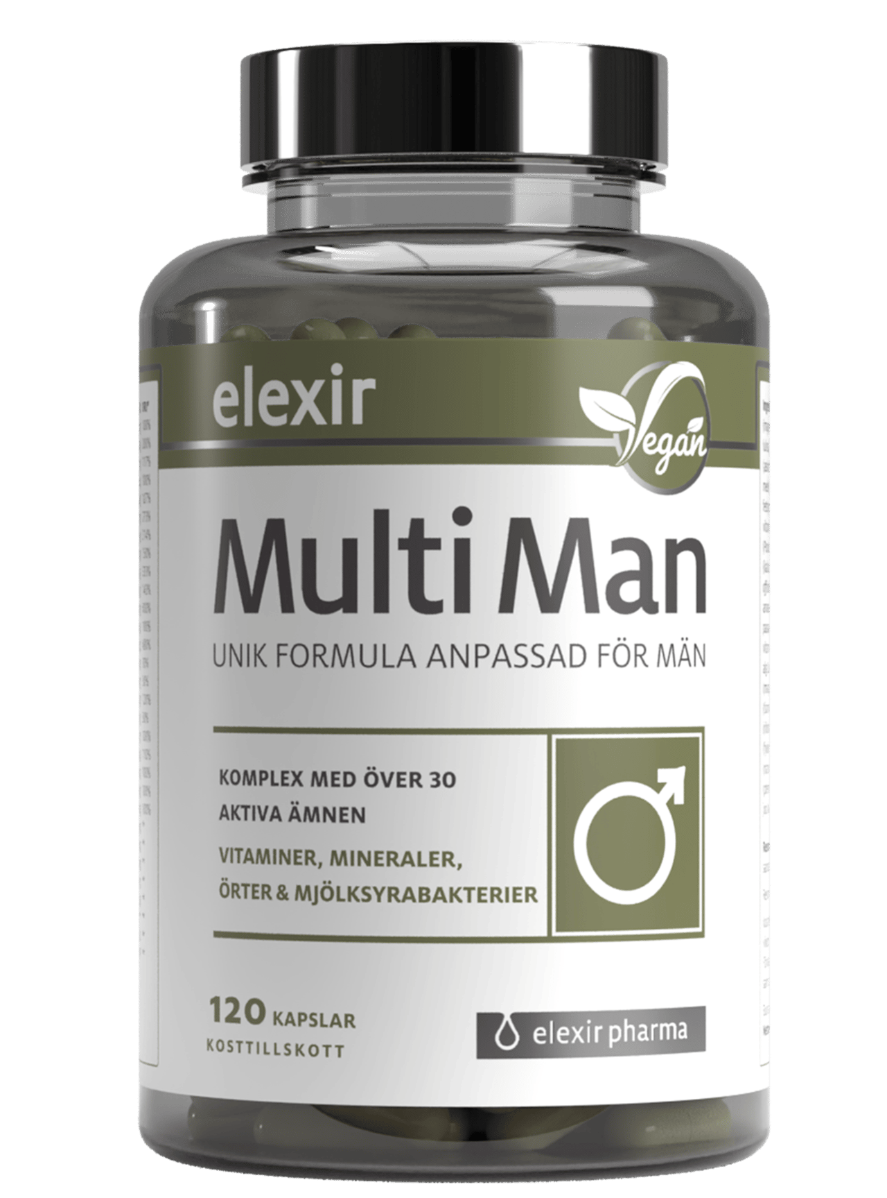 Elexir Multi Man Vegan 120 kapslar