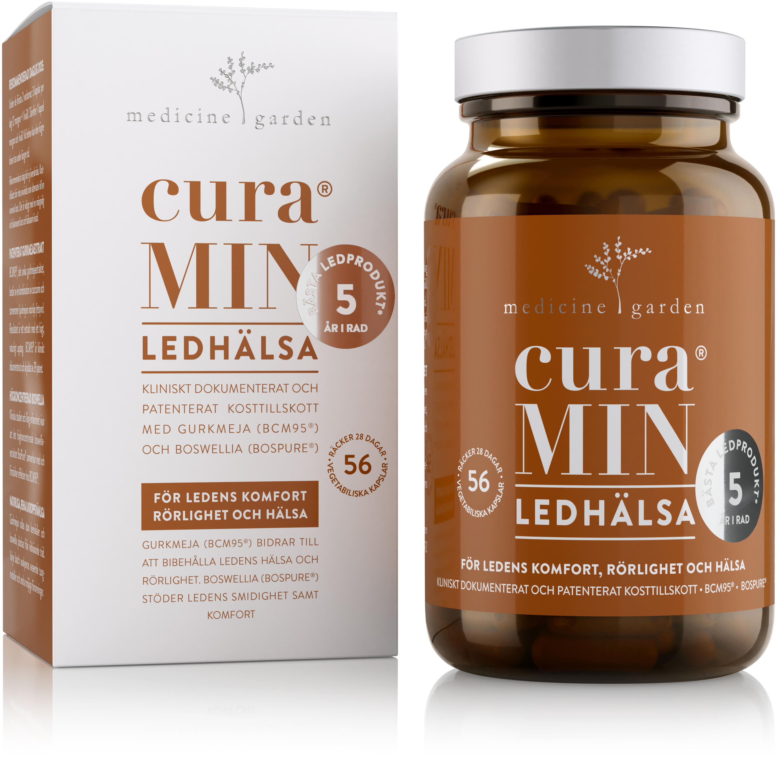 MedicineGarden curaMIN Forte Ledhälsa 56 kapslar