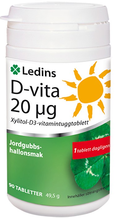 Ledins D-vita 20 µg 90 tabletter