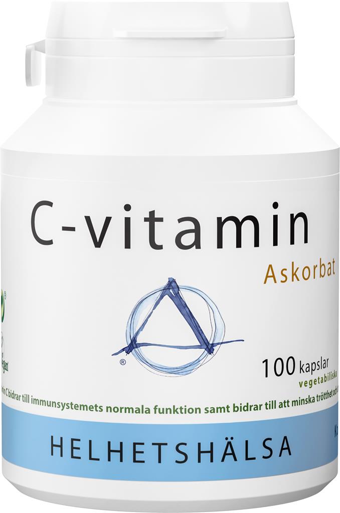 Helhetshälsa C-vitamin, askorbat, 500 mg 100 kapslar