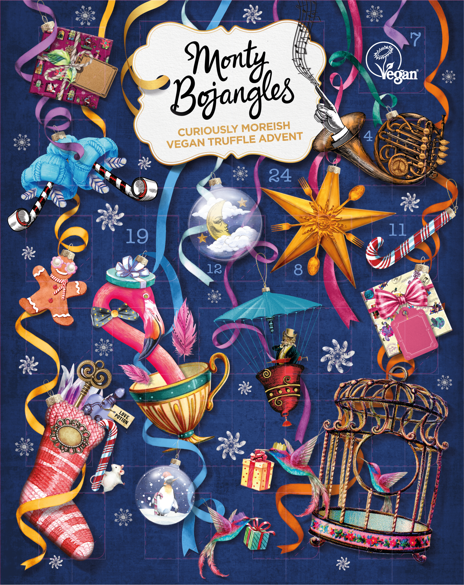 Monty Bojangles Mont Adventskalender med Tryfflar Vegan