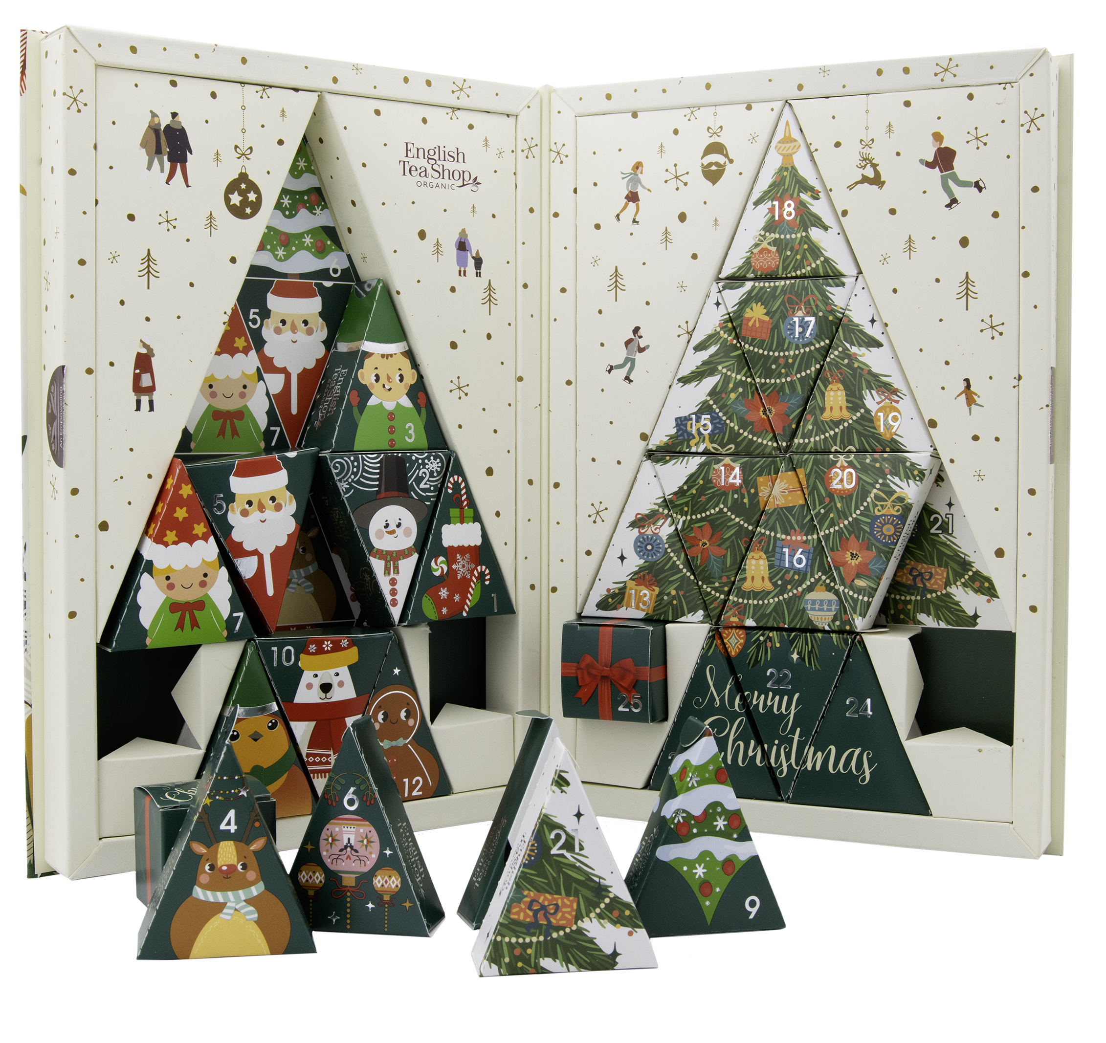 English Tea Shop Adventskalender med te Family Tea Book