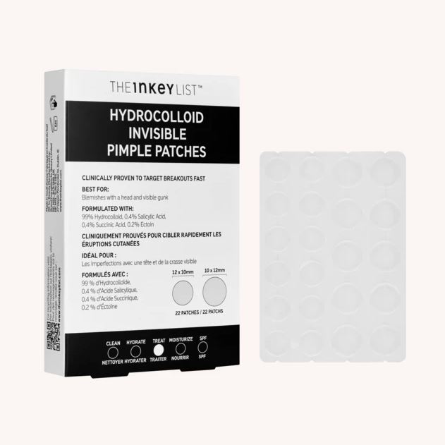 The INKEY List Hydrocolloid Invisible Pimple Patches