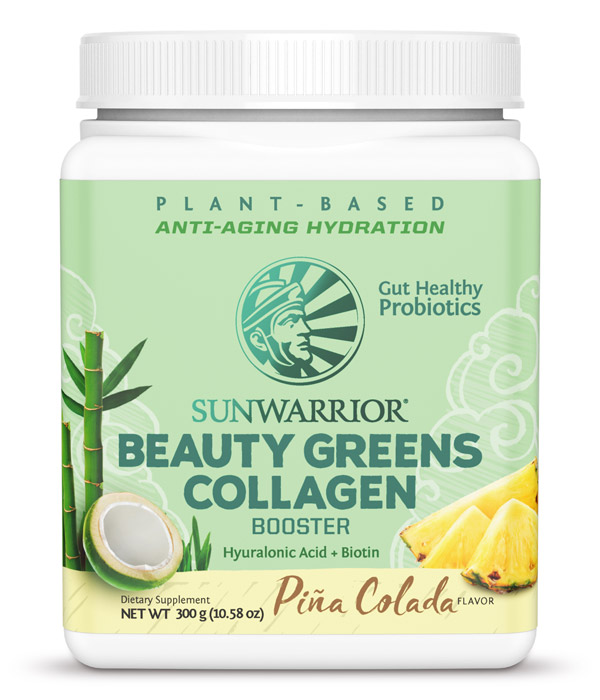Sunwarrior Beauty Greens Collagen Booster Pina Colada