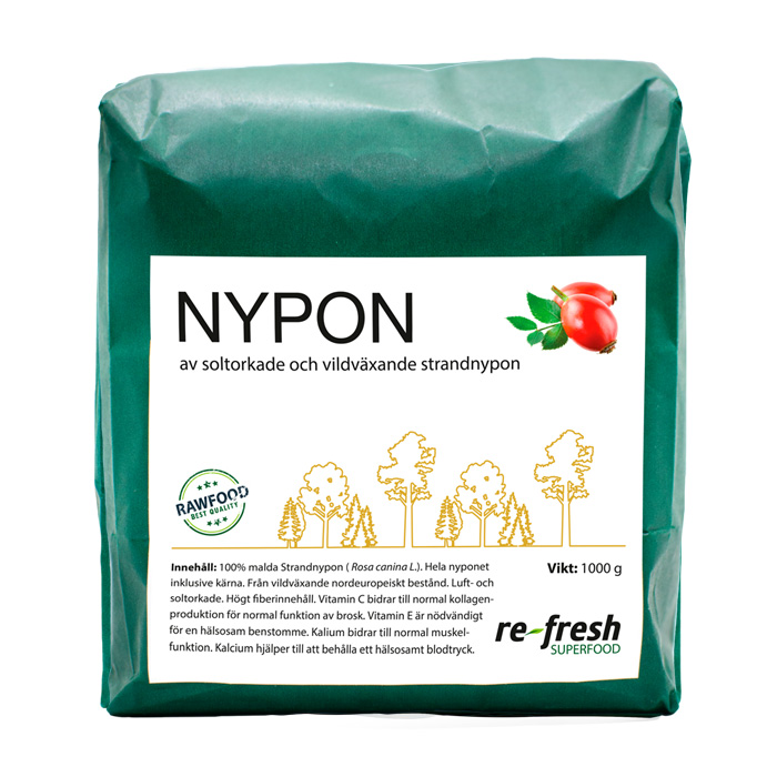 Re-freshsuperfood Nyponpulver 1 kg