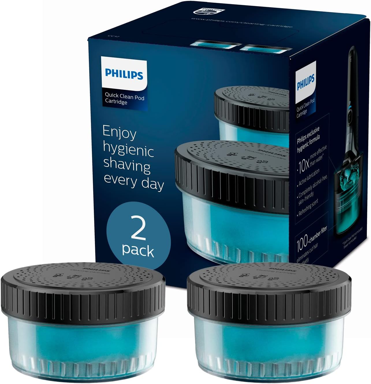 Philips Quick Clean Pod-patron 2-pack