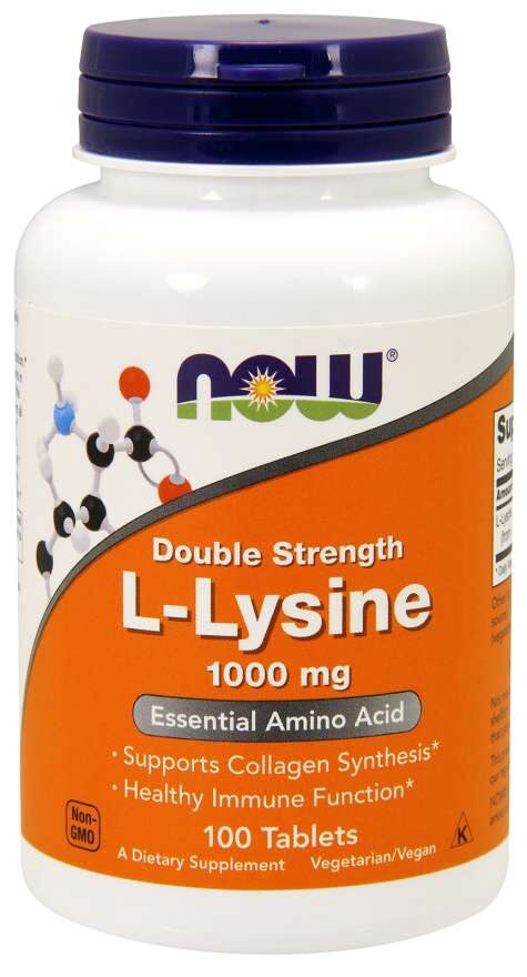 NOW L-Lysin 1000 mg 100 tabletter