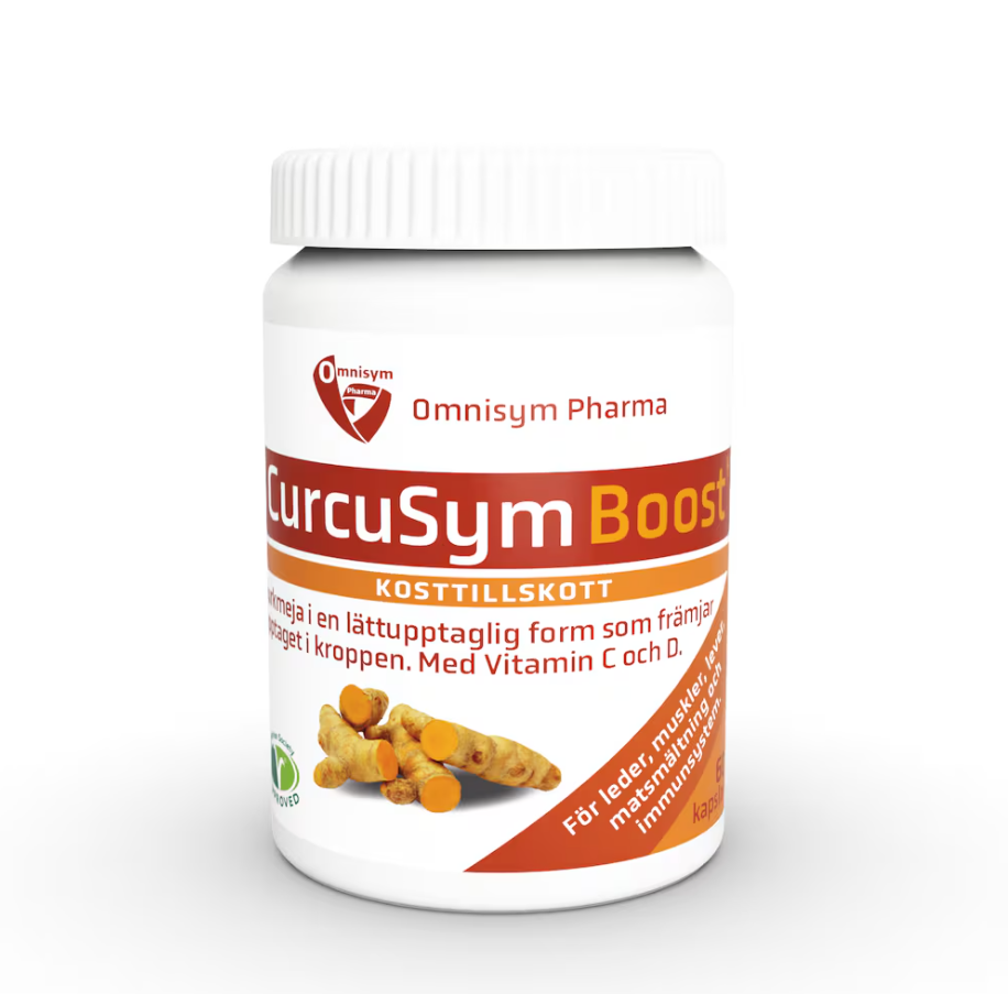OmniVegan CurcuSym Boost 60 kapslar