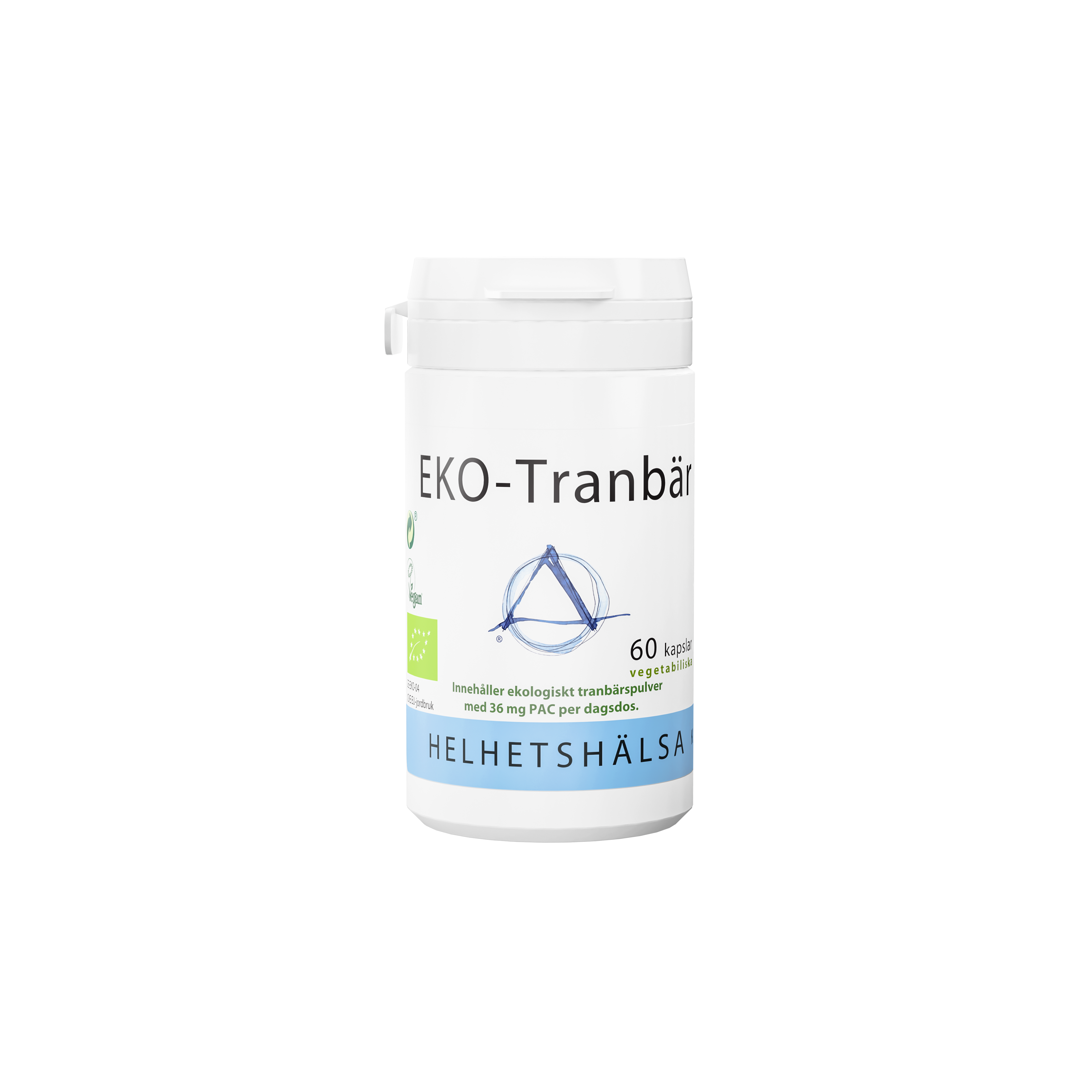 Helhetshälsa EKO-Tranbär 60 kapslar