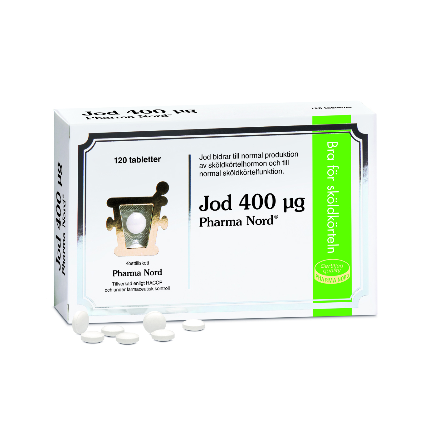 Pharma Nord Jod 400 µg 120 tabletter