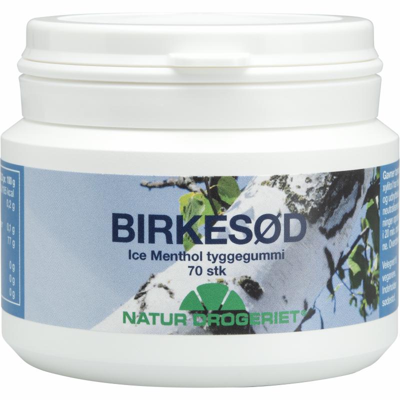 Natur Drogeriet Tuggummi Björksocker Ismenthol 70 st