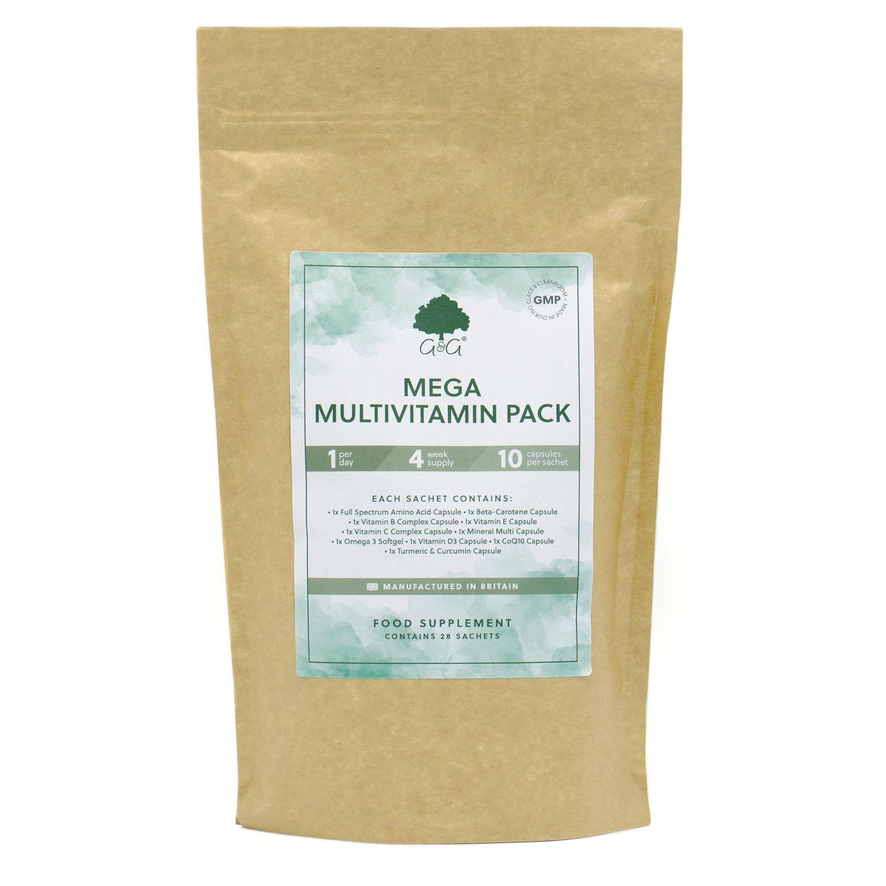 G&G Vitamins Mega Multivitamin 28 påsar
