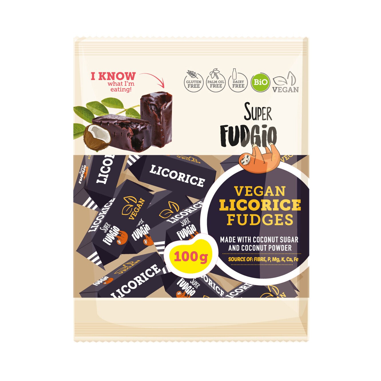 Super Fudgio Fudge Lakrits 100g