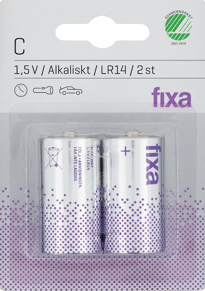 Fixa Batterier C 2p