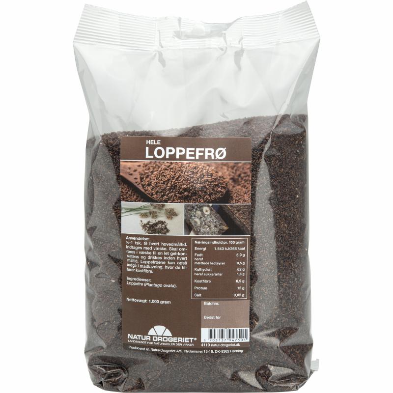 Natur Drogeriet Hela Loppfrön Psylliumfrön 1000g