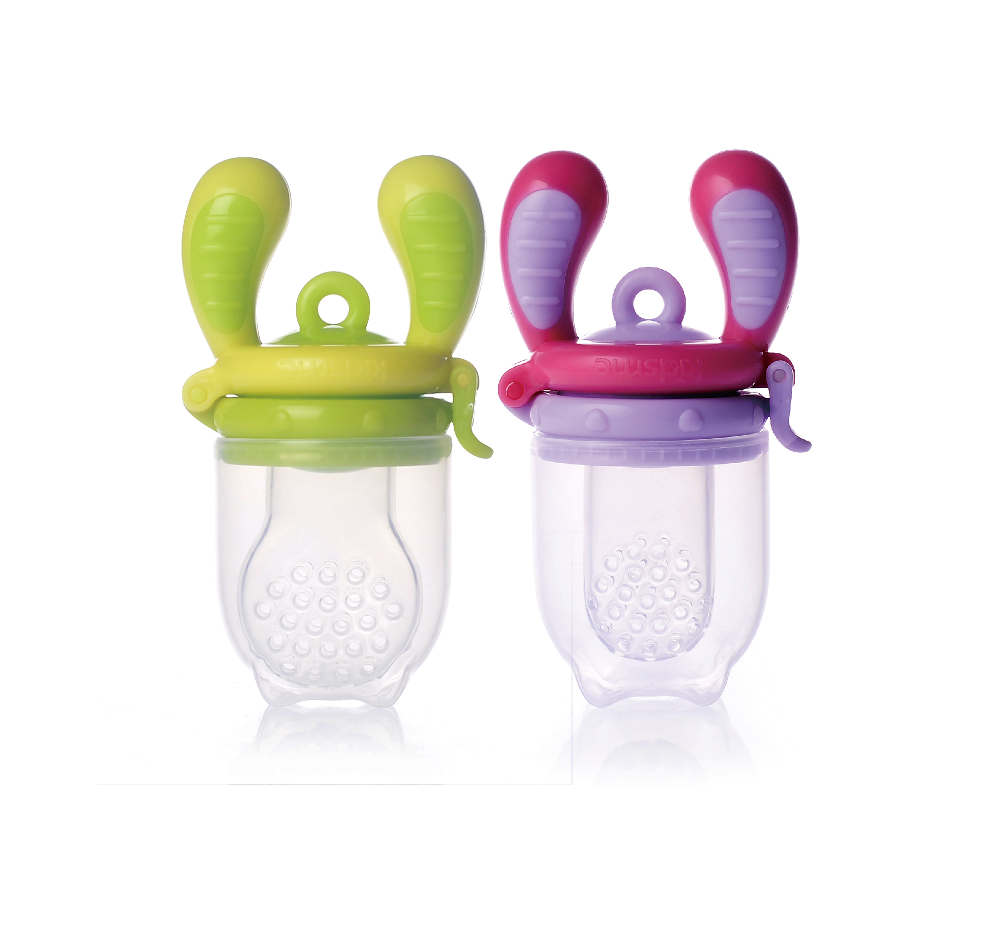 Kidsme FoodFeeder 2-pack 4m+/6m+ Lavendel/Lime