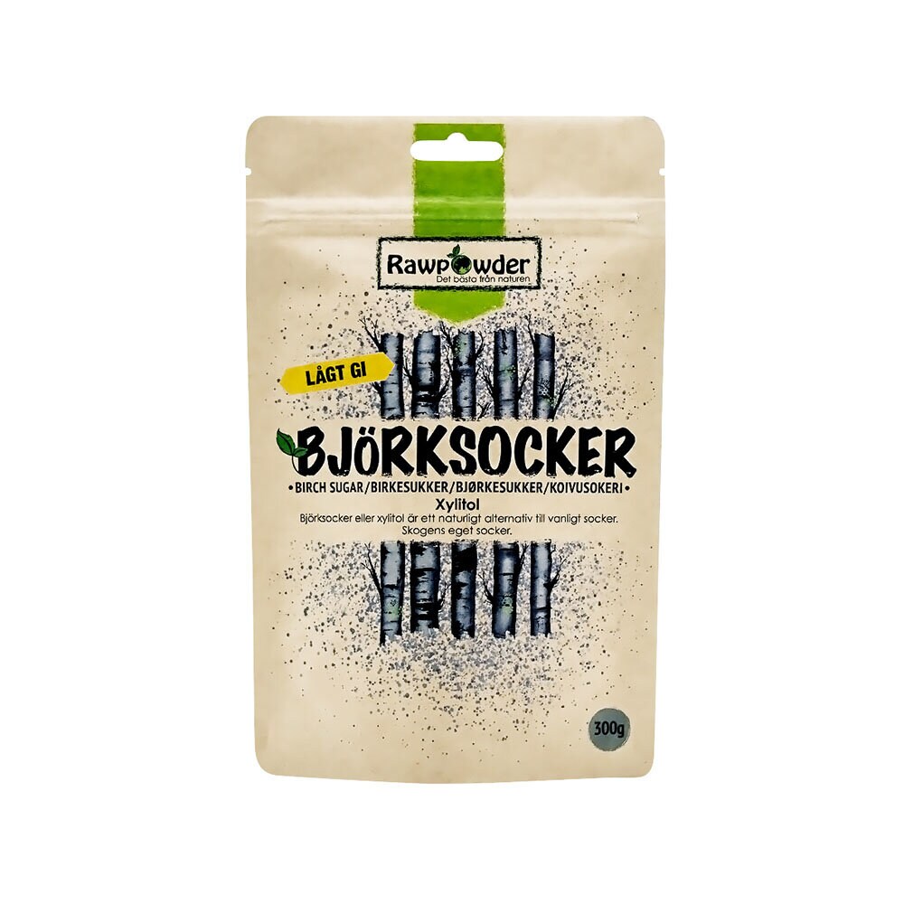 Rawpowder Björksocker (Xylitol) 300g
