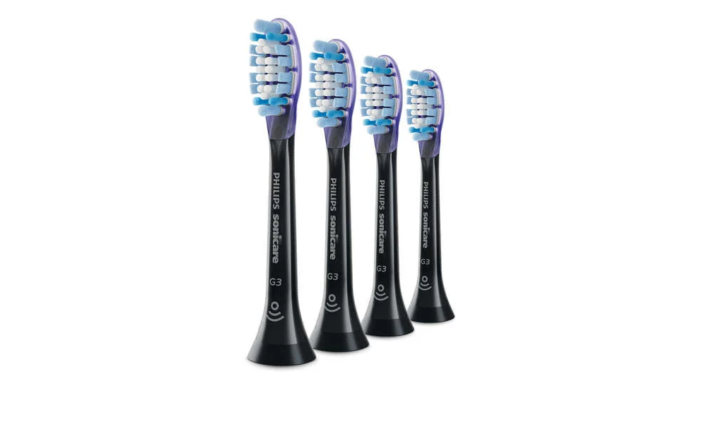 Philips Sonicare G3 Premium Gum Care 4x Soniska tandborsthuvuden - Svart HX9054/33