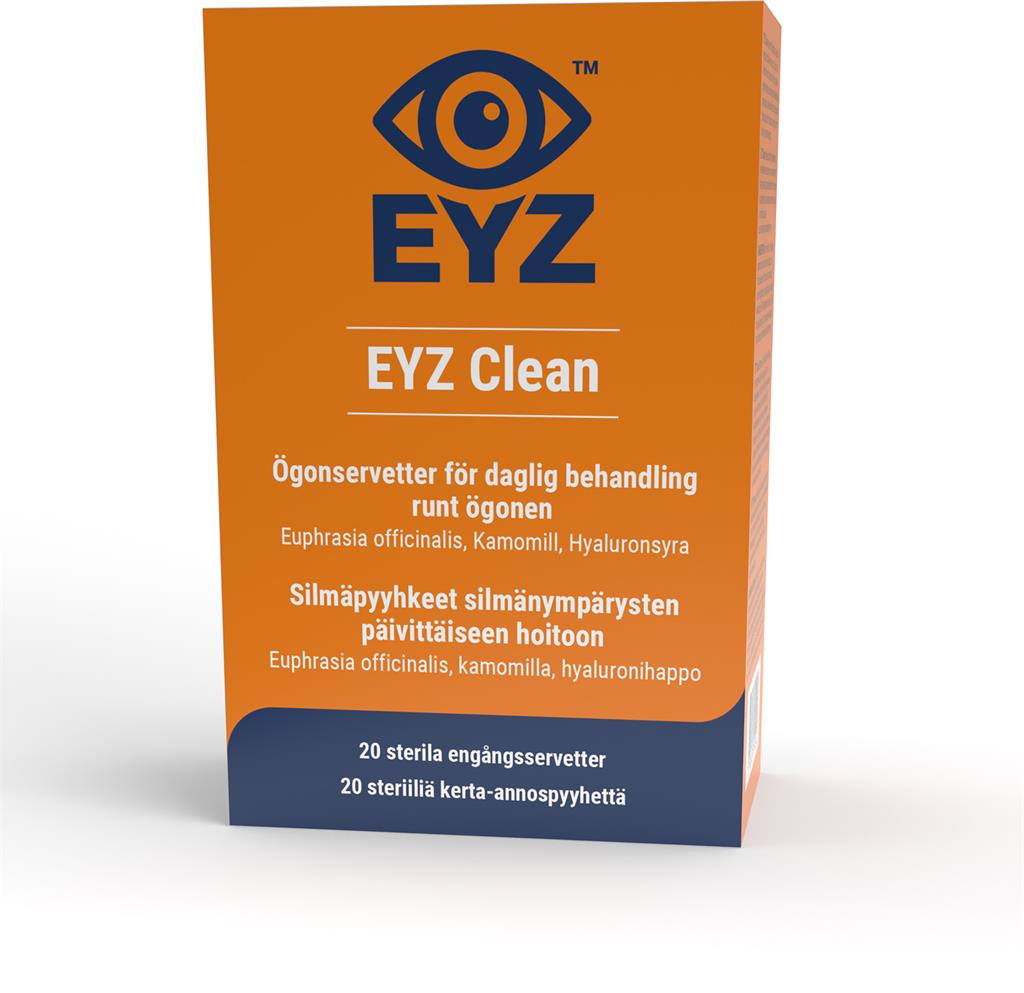 EYZ Clean Ögonservetter, 20 st