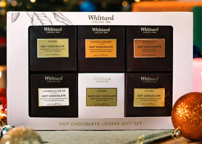 Whittard Cocoa Creations Hot chocolate Gift set 6x140g