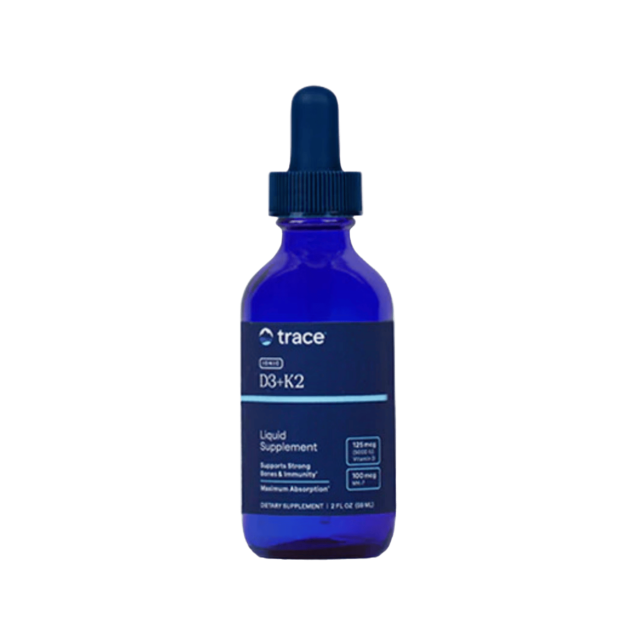 Trace Minerals Ionic D3 + K2 Drops 59 ml