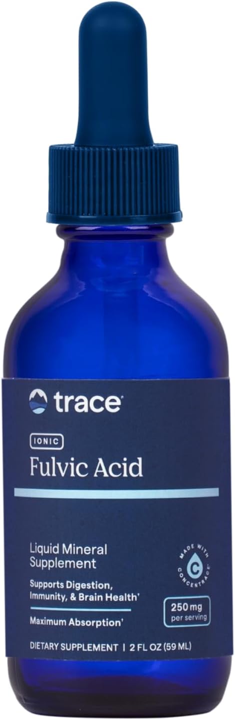 Trace Minerals Liquid Ionic Fulvic Acid with ConcenTrace (250 mg) 59 ml