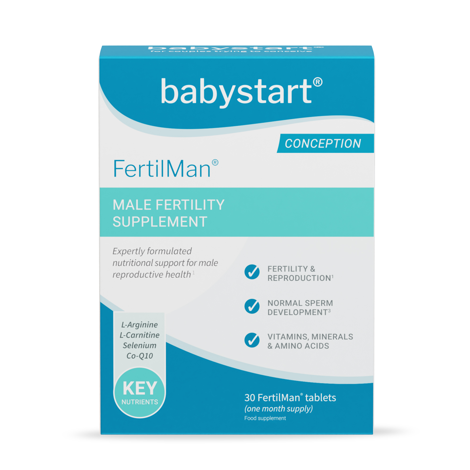 Babystart Näringsstöd för manlig fertilitet FertilMan 30t