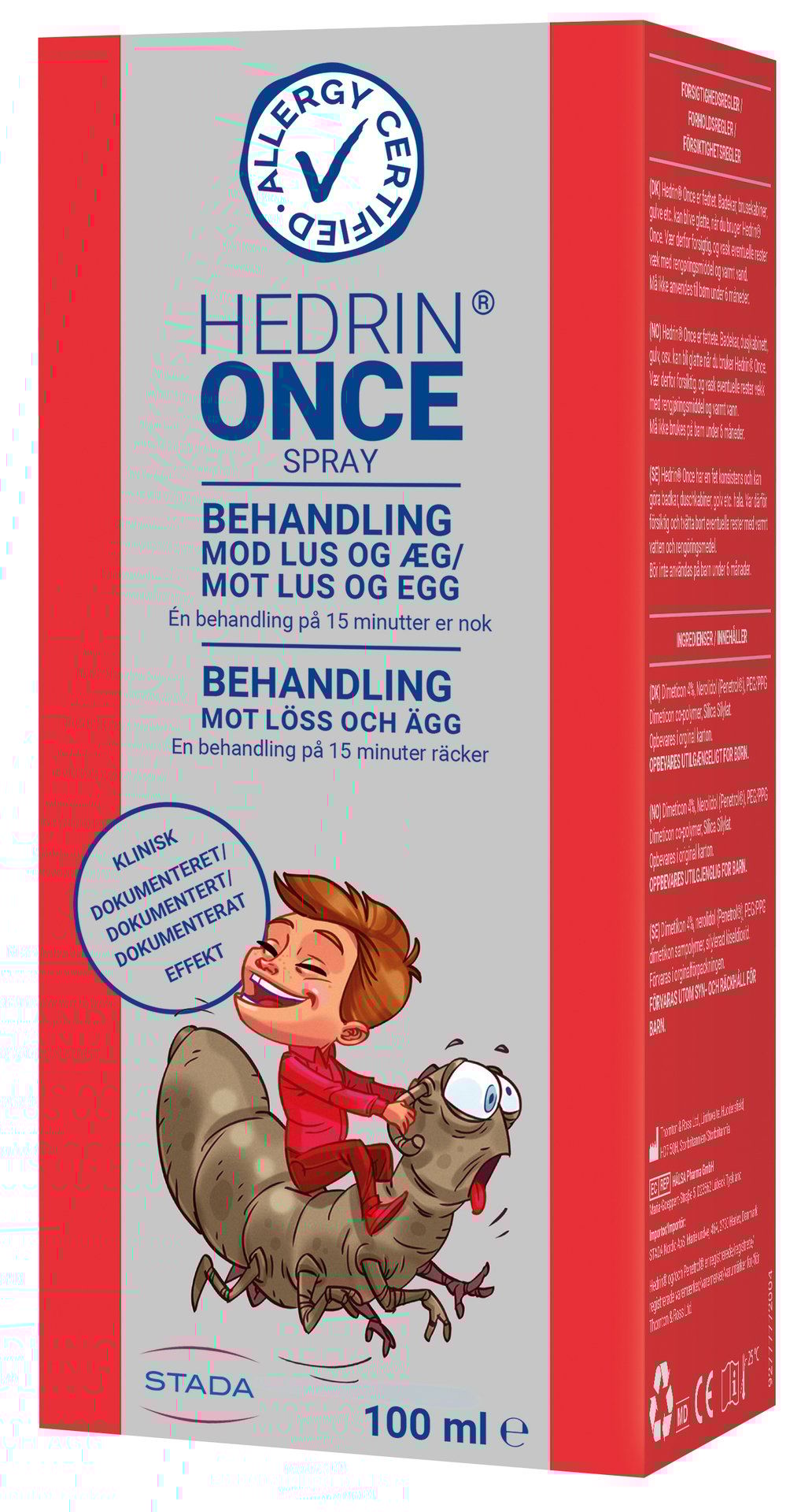 Hedrin Once Lusmedel 100 ml
