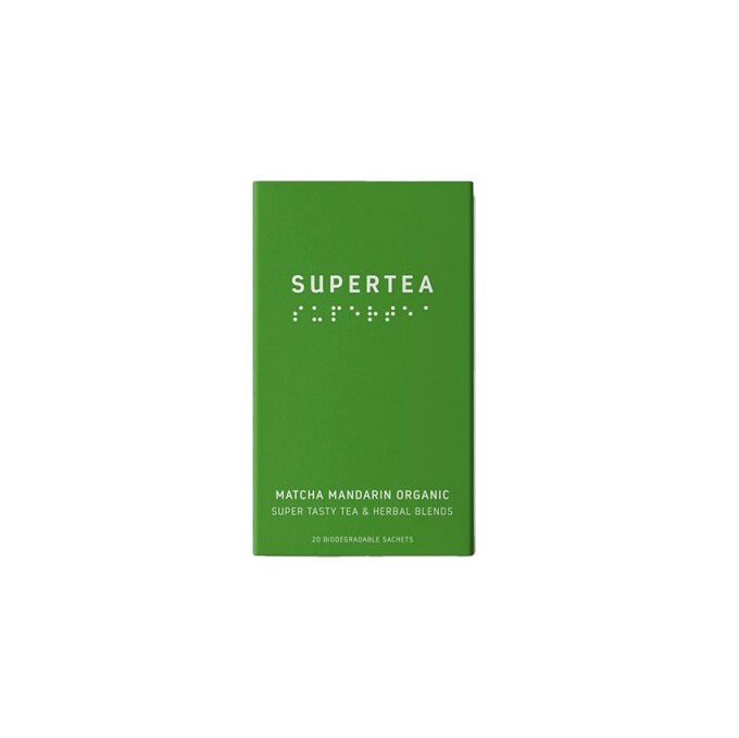 Supertea Matcha Mandarin Organic 20 påsar