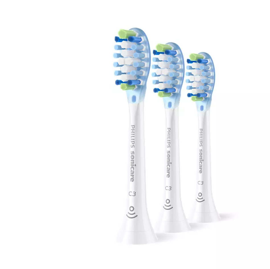 Philips Sonicare Premium Plaque Defence 2+1-pack borsthuvuden HX9043/87