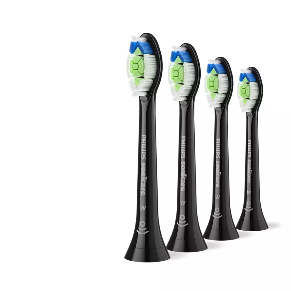 Philips Sonicare Optimal White 4-pack borsthuvuden HX6064/88 (Svarta)