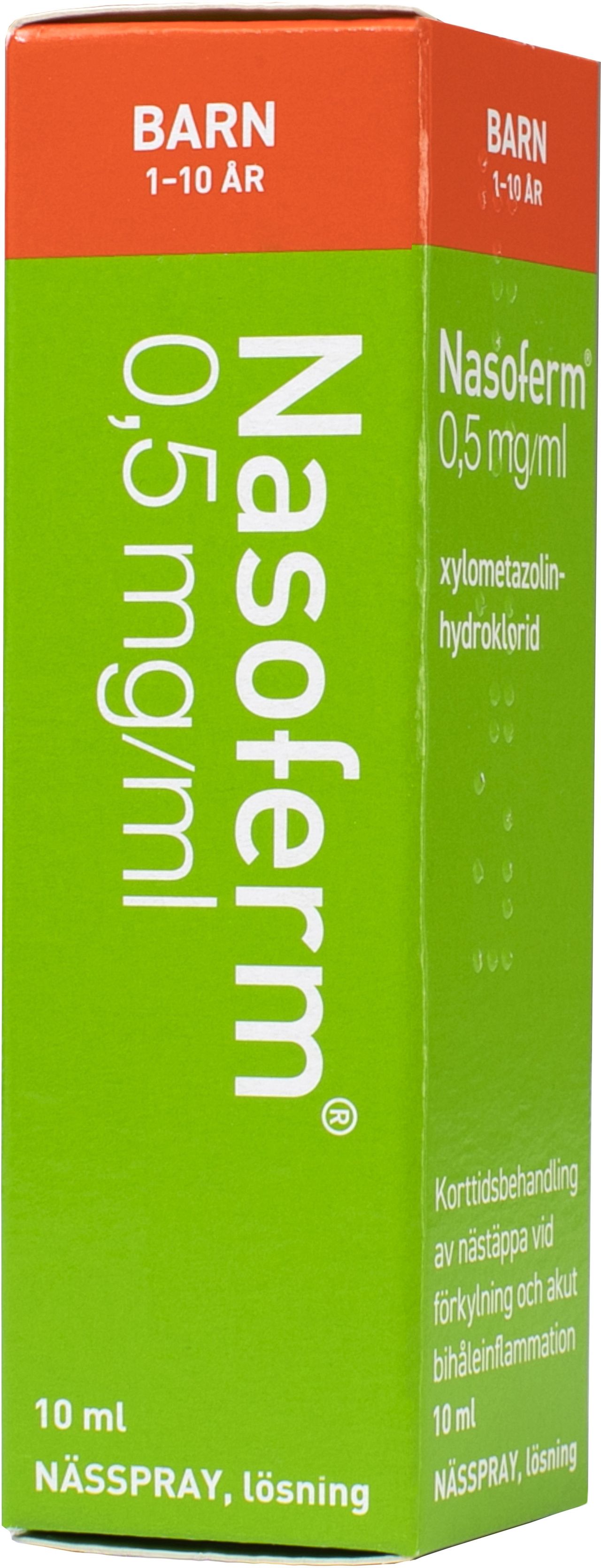 Nasoferm Nässpray 0,5 mg/ml 10 ml