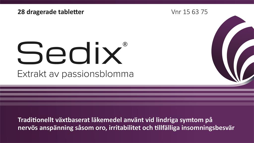 Sedix Dragerad tablett, 28 st