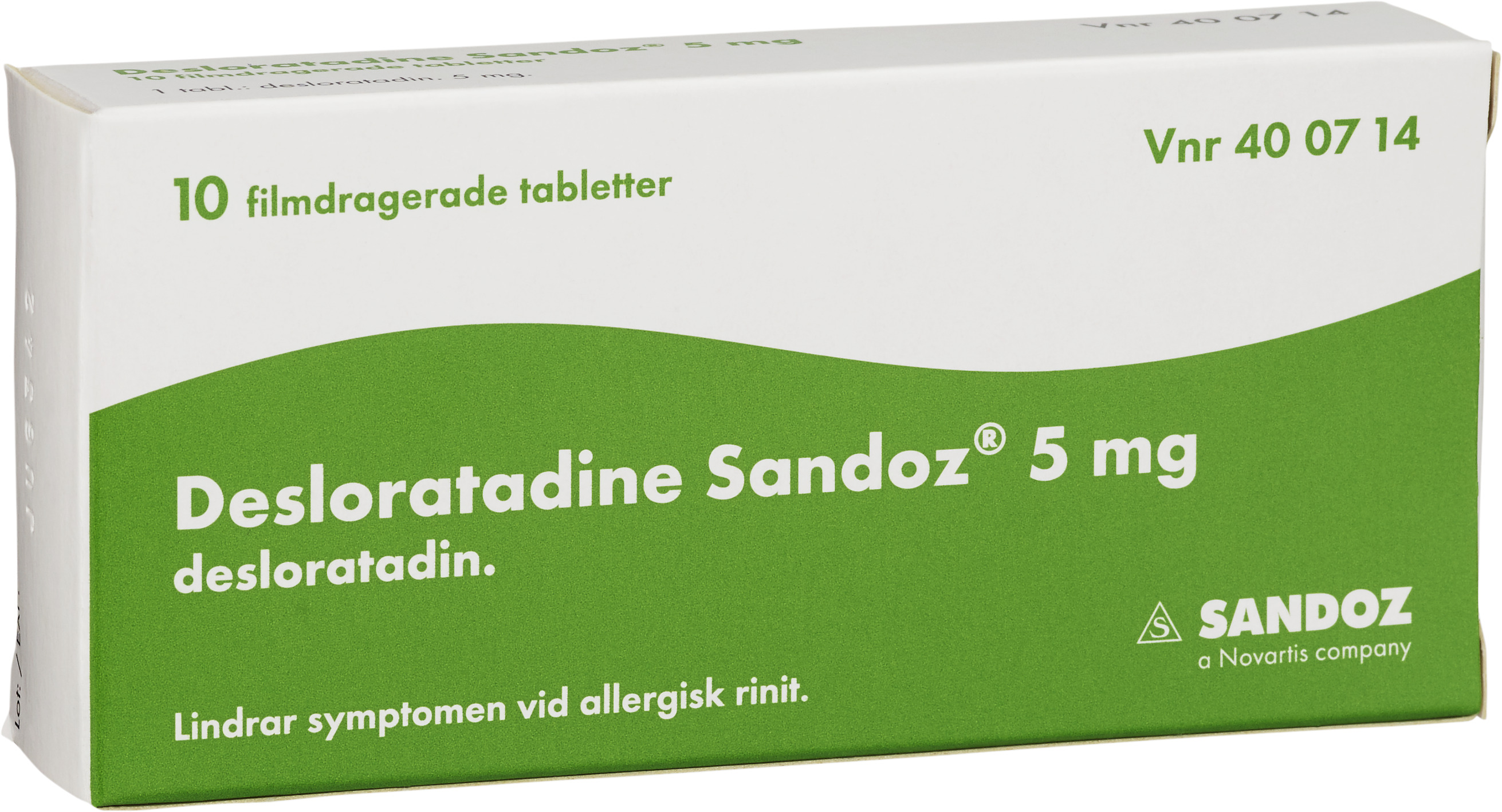 Sandoz Desloratadine Sandoz, filmdragerad tablett 5 mg 10 st