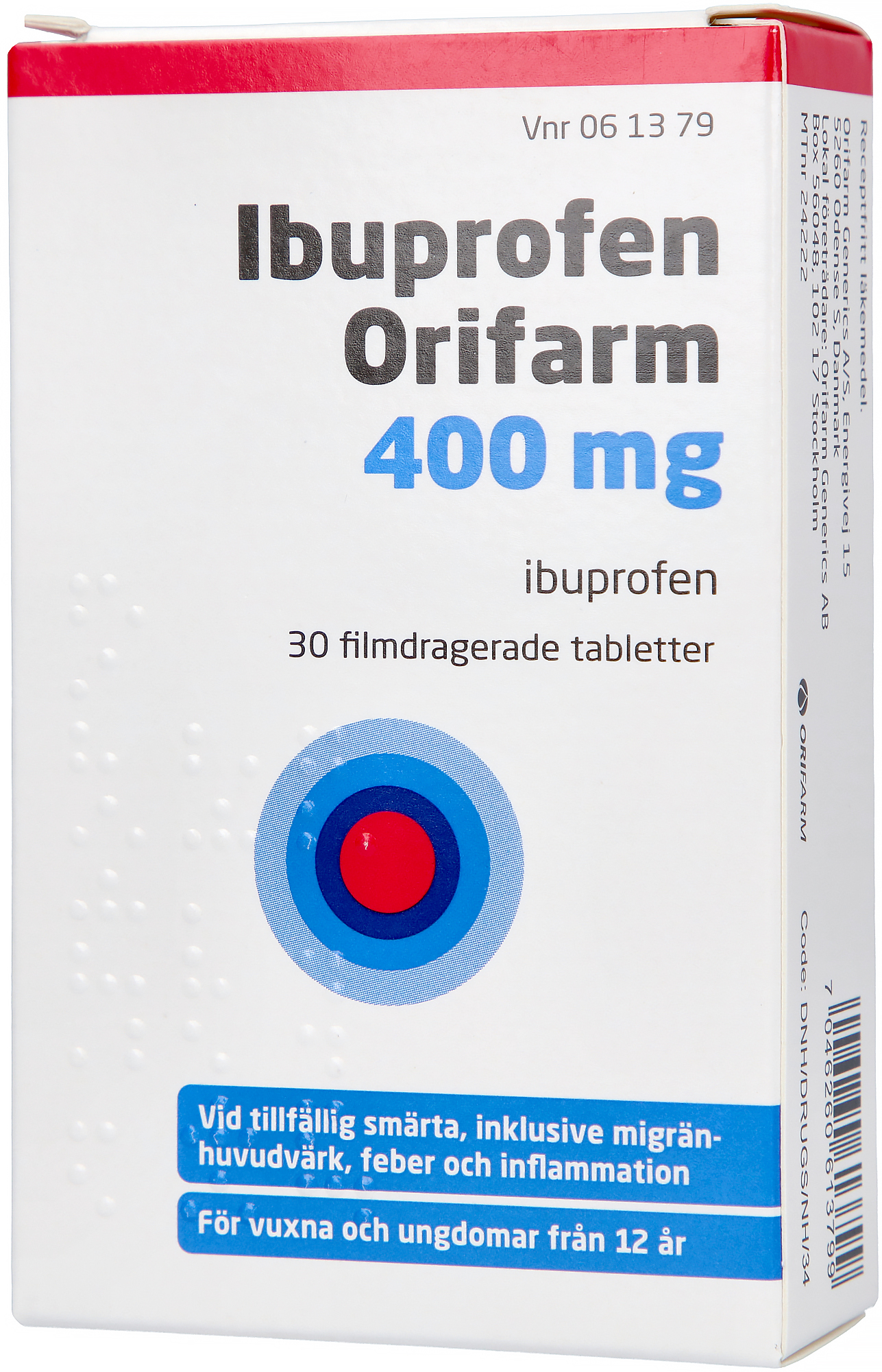 Orifarm Ibuprofen, tablett 400 mg 30 st