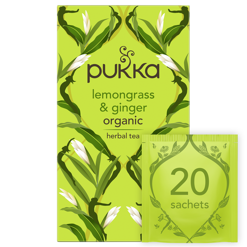 Pukka Te Lemongrass & Ginger 20 påsar