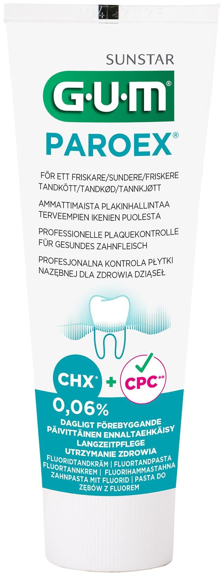 GUM Paroex 0,06% tandkräm 75 ml