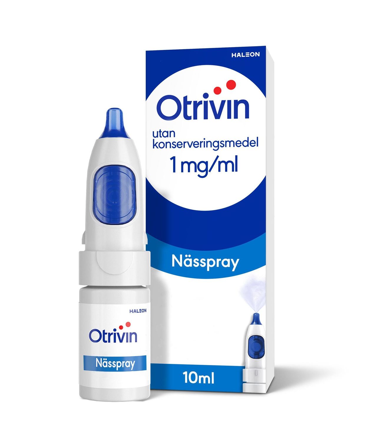 Otrivin Nässpray utan konserveringsmedel 1mg/ml 10ml