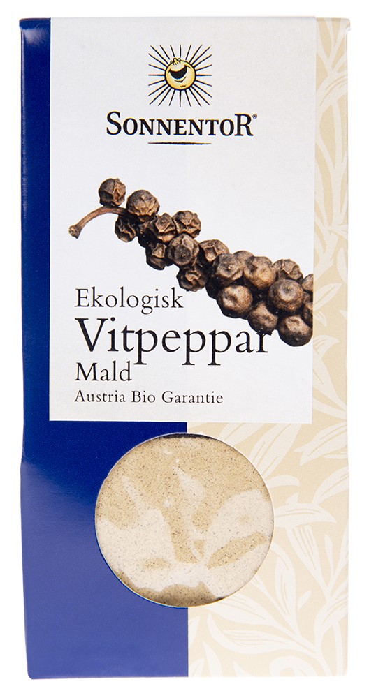 Sonnentor Vitpeppar Mald 35 G
